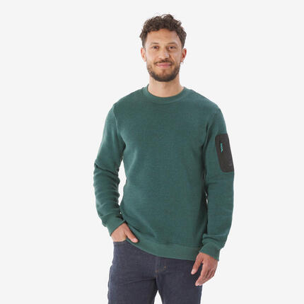 Pullover Herren Wandern - NH100 blau