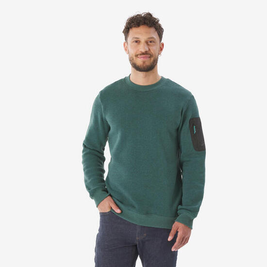 Pullover Herren Wandern - NH100 blau