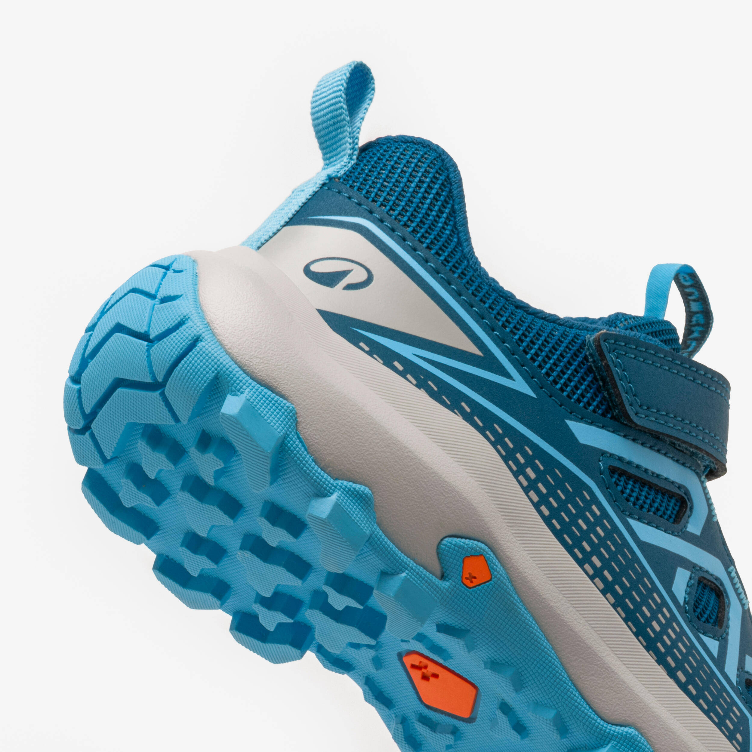 Kids’ quick-lace hiking boots, UK JR sizes 7-2, Crossrock - Blue -  5