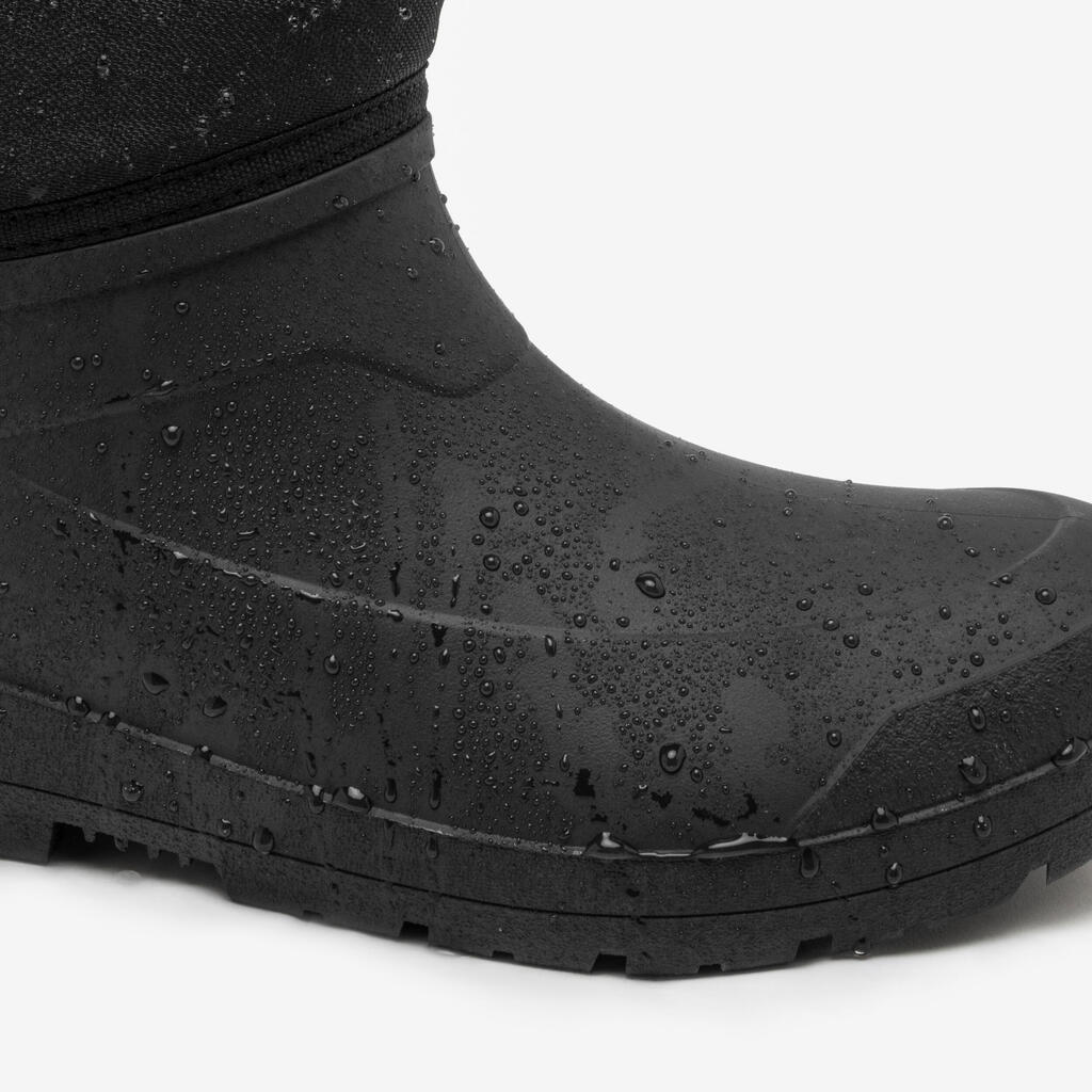Men’s warm waterproof snow hiking boots NH100 - Black