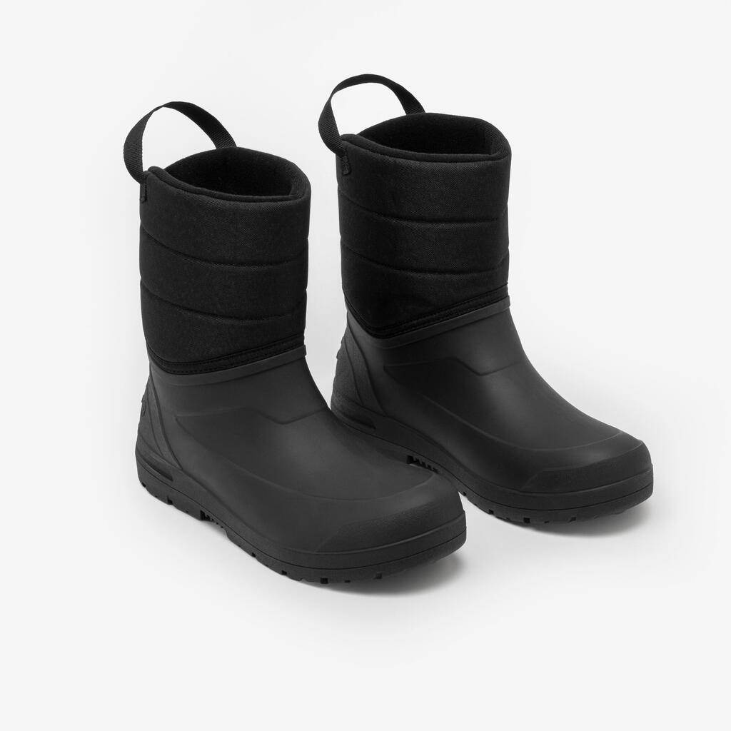 Men’s warm waterproof snow hiking boots NH100 - Black
