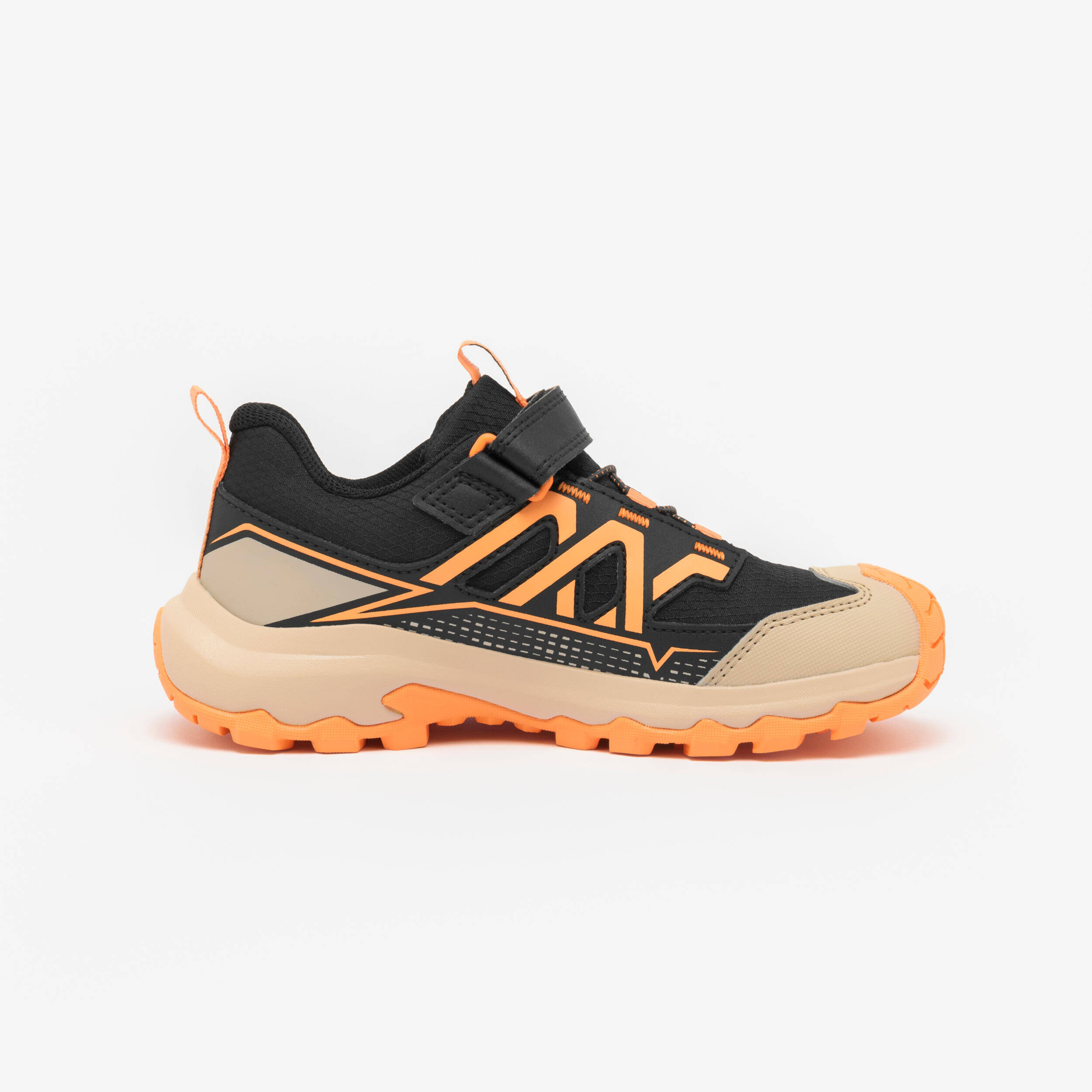 Kids’ Waterproof Riptab Hiking Boots Crossrock Size Jr 7 to Sr 3.5 - 
Orange -  5