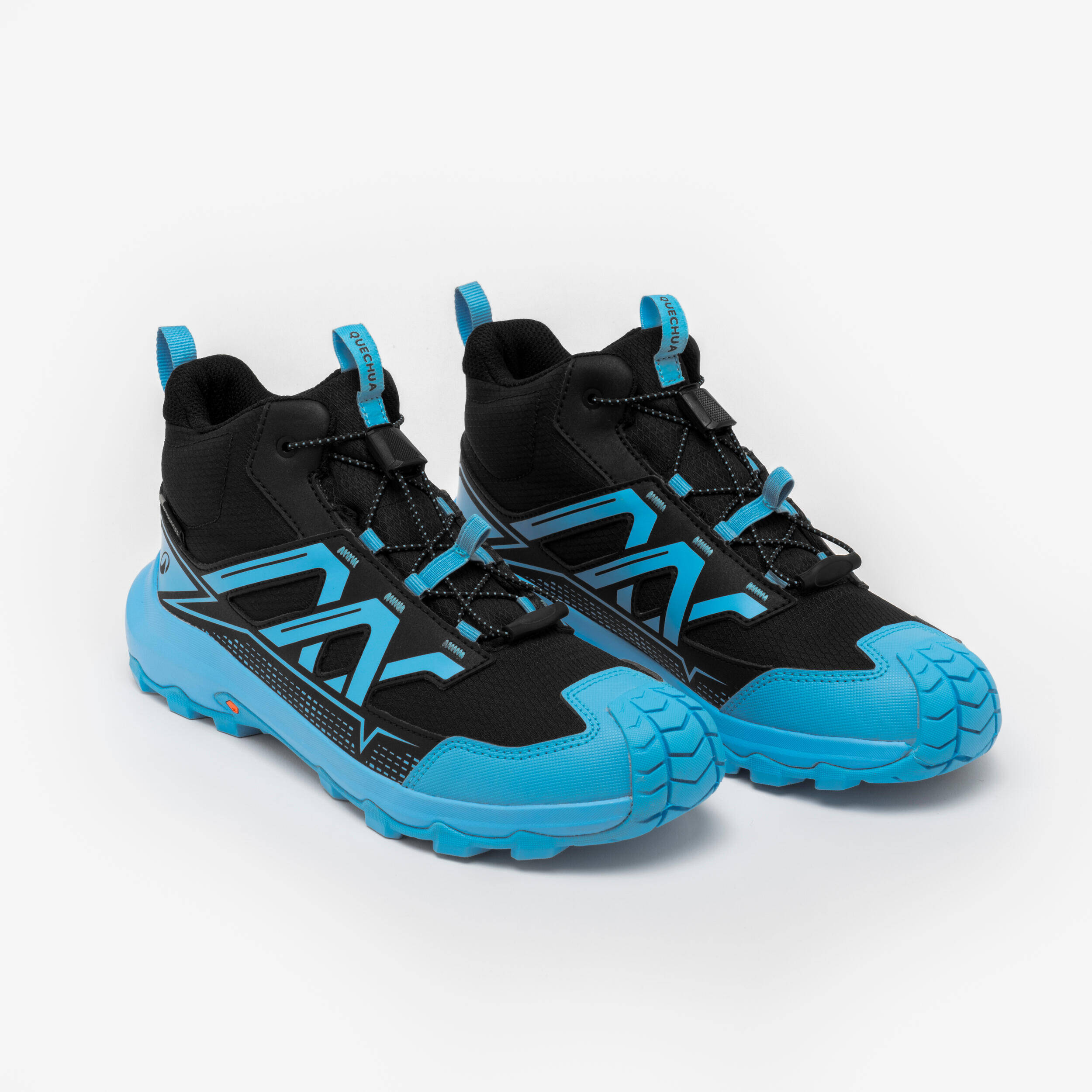 Kids’ waterproof shoes with quick-lace fastening, UK sizes 2.5 - 5, Crossrock -  2