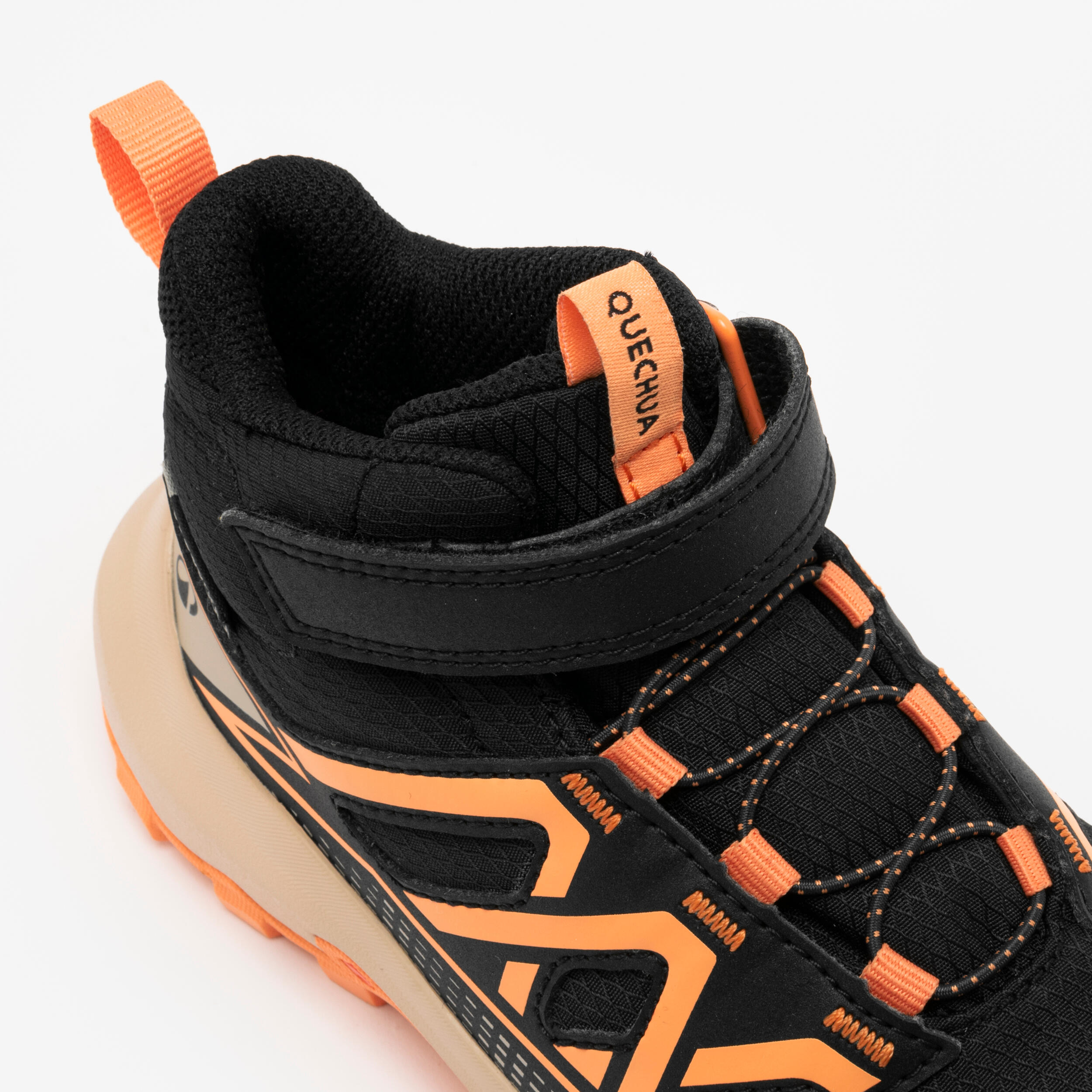 Kid’s Waterproof Hiking Shoes, Crossrock Mid Sizes 10.5C–2.5 - QUECHUA