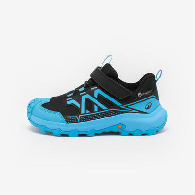 Waterdichte wandelschoenen crossrock laag voor kinderen blauw