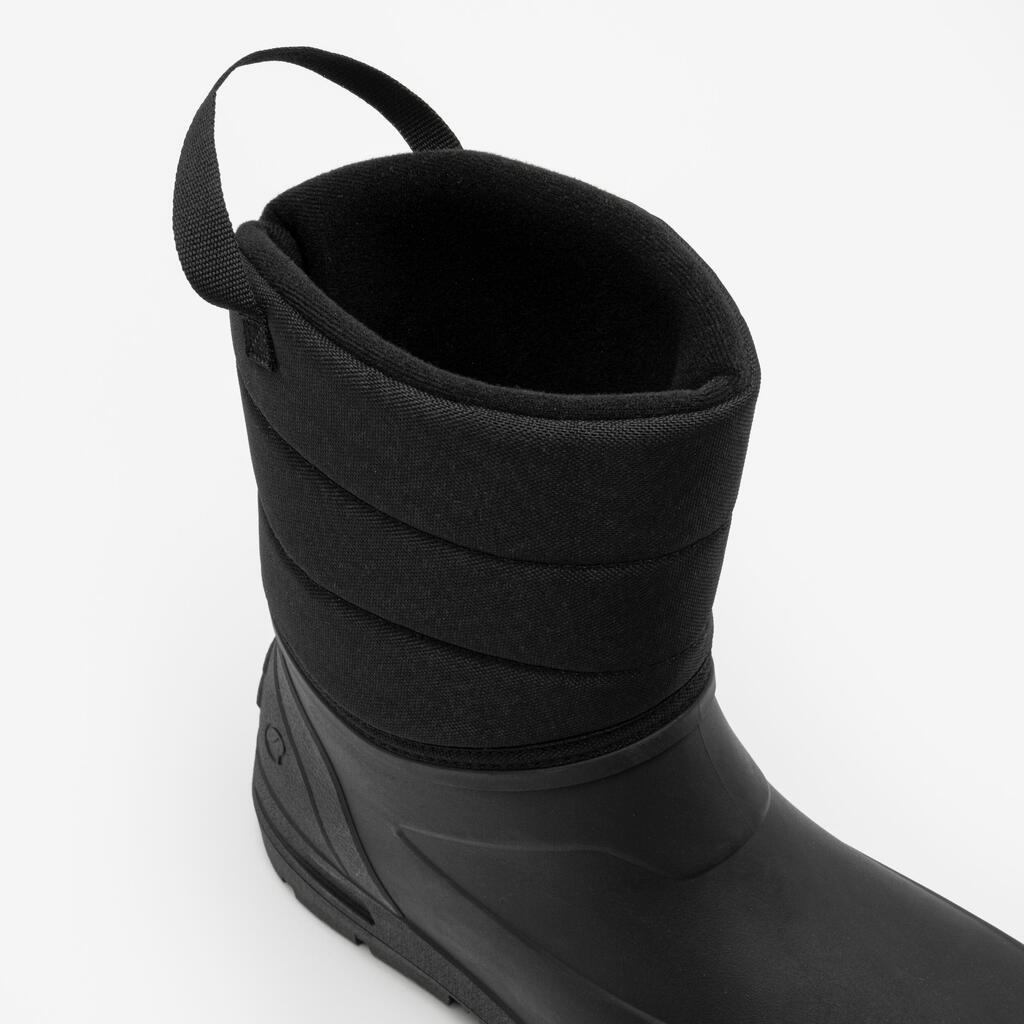 Men’s warm waterproof snow hiking boots NH100 - Black
