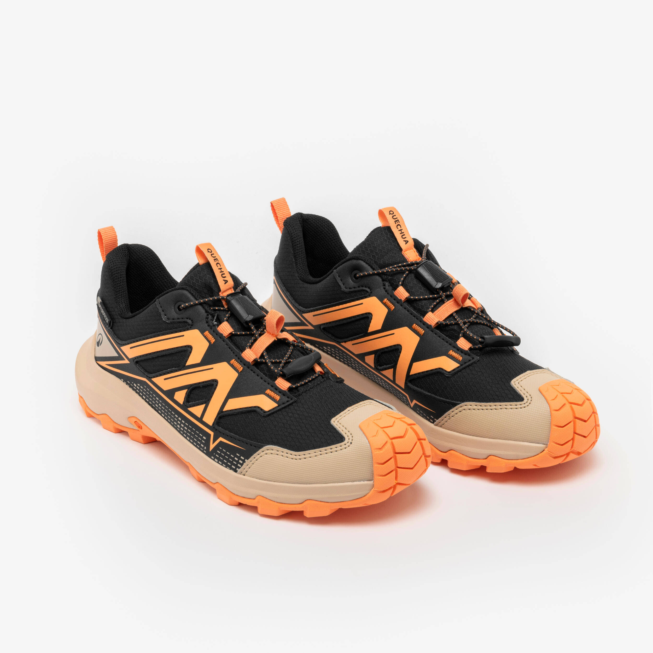 Kids’ Quick-lacing Hiking Boots Crossrock Sizes 2.5-5 - Orange -  2