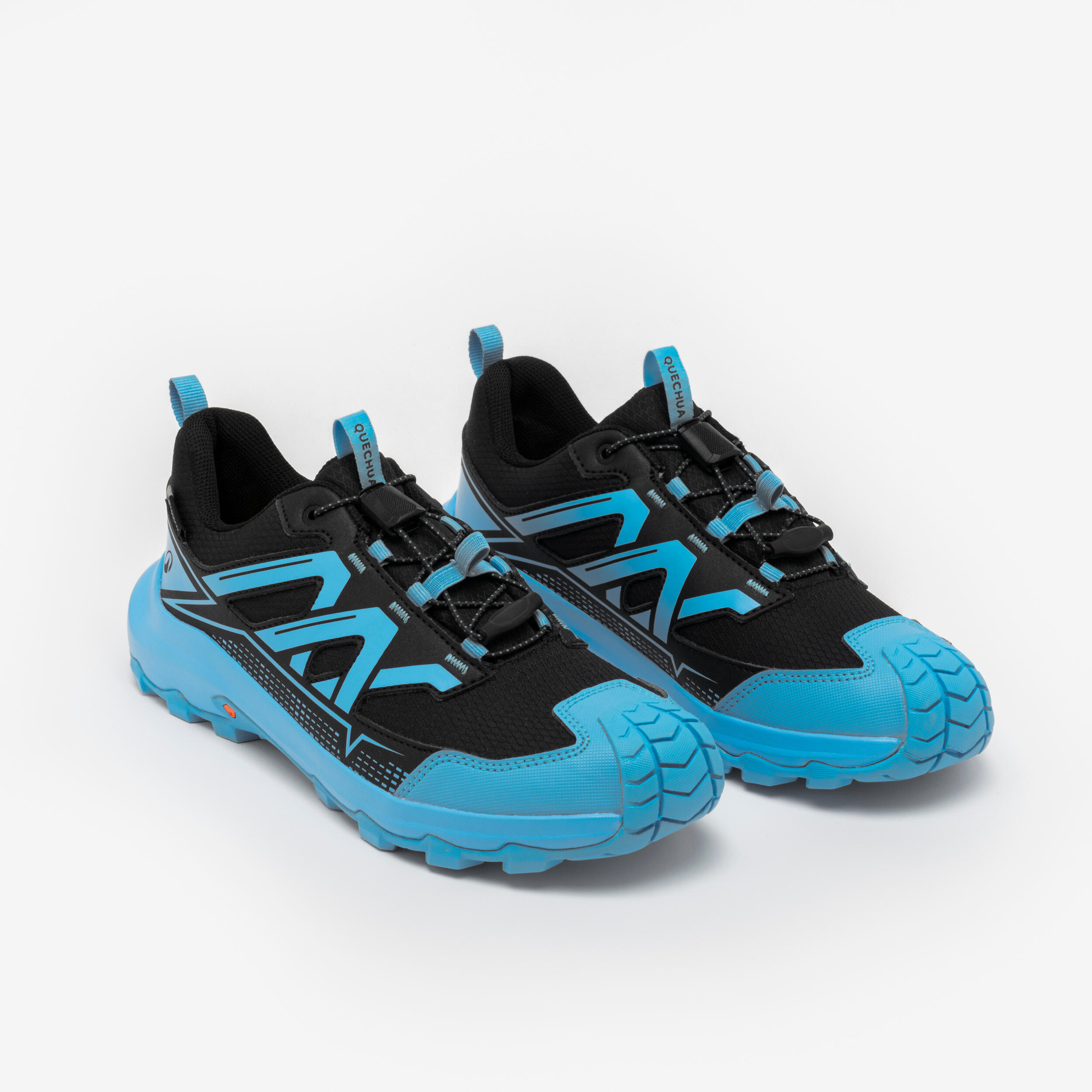 Kids’ Waterproof Hiking Boots, sizes 2.5-5, CROSSROCK LOW WTP - QUECHUA