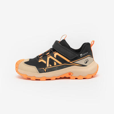 Waterdichte wandelschoenen crossrock laag voor kinderen oranje