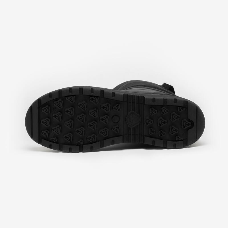 Bottes de randonnée neige chaudes imperméables homme, NH100 noir