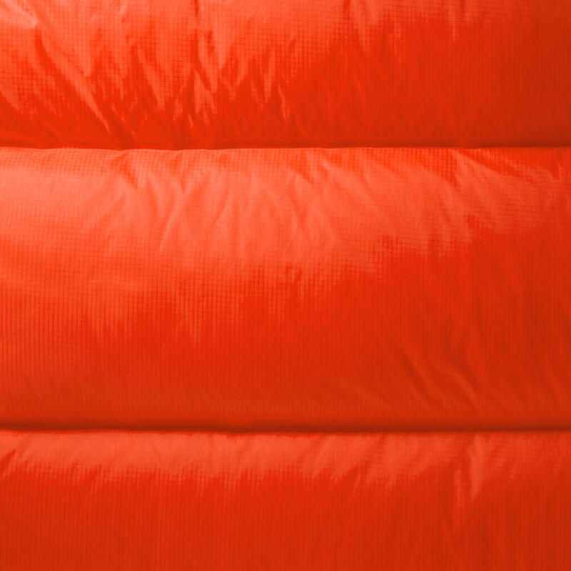 Doudoune d'alpinisme en duvet homme, Makalu rouge