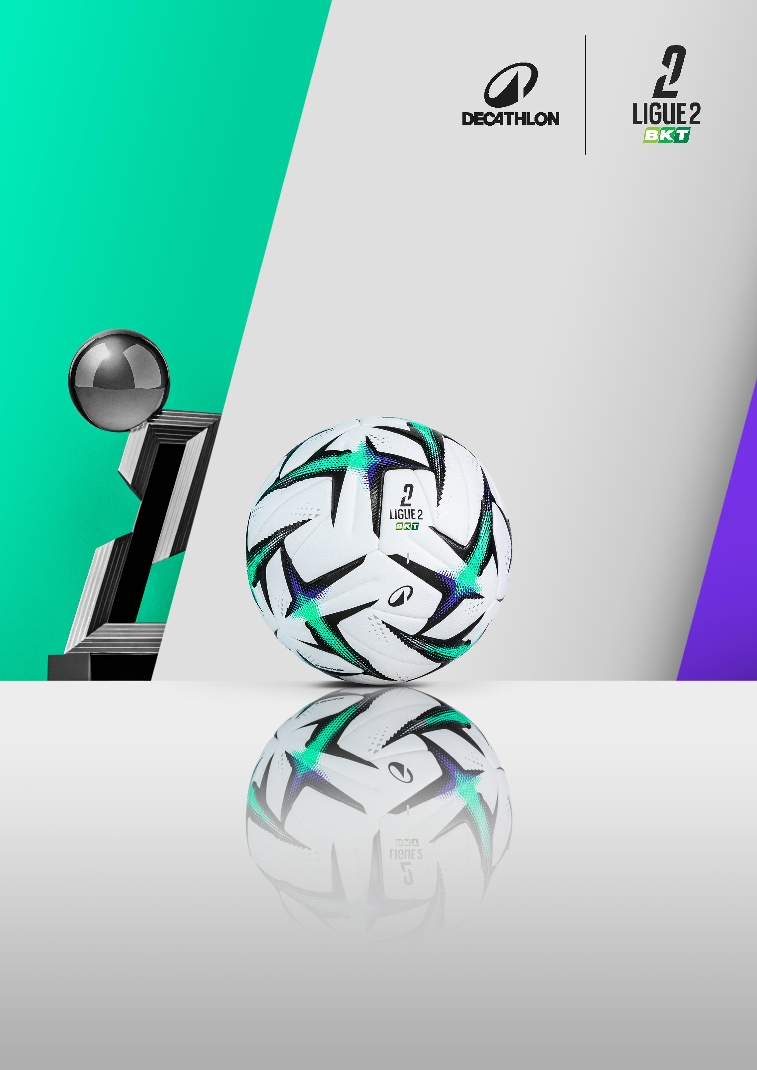 Offizieller Ball Ligue 2 BKT 25/26 Grösse 5 mit Box 7/8