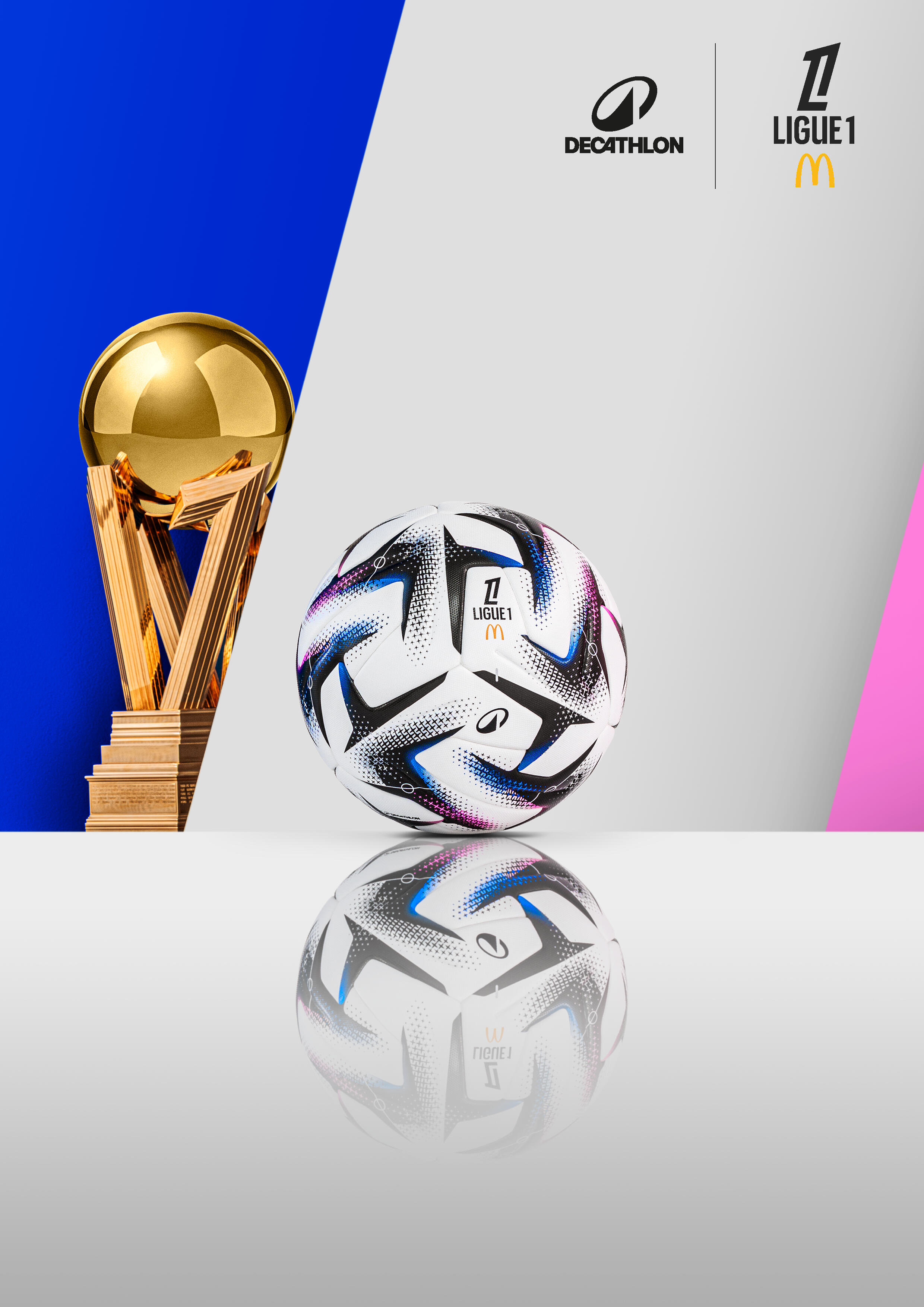 Offizieller McDonald's Ligue 1 Ball 25/26 Grösse 5 Verkauft mit Box 7/7