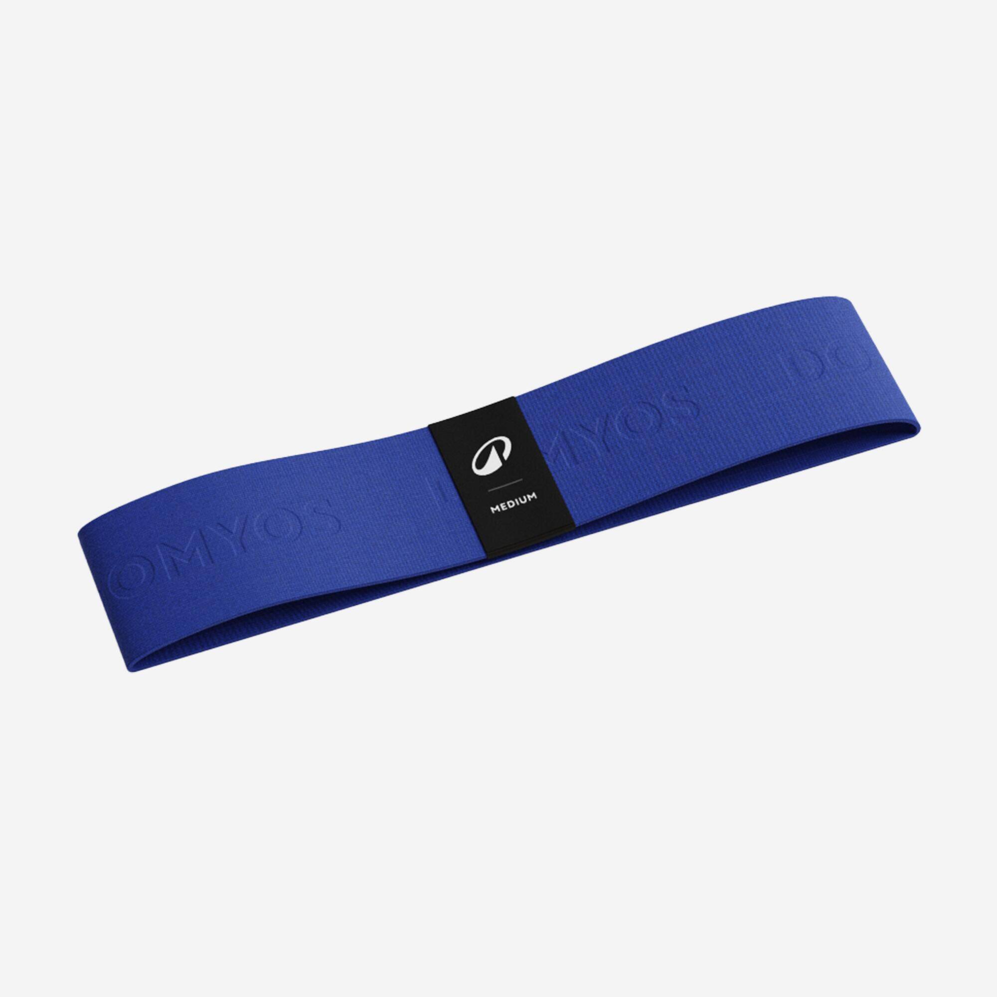 Fitness Medium-Resistance Fabric Band for Glutes - Dark Blue -  4