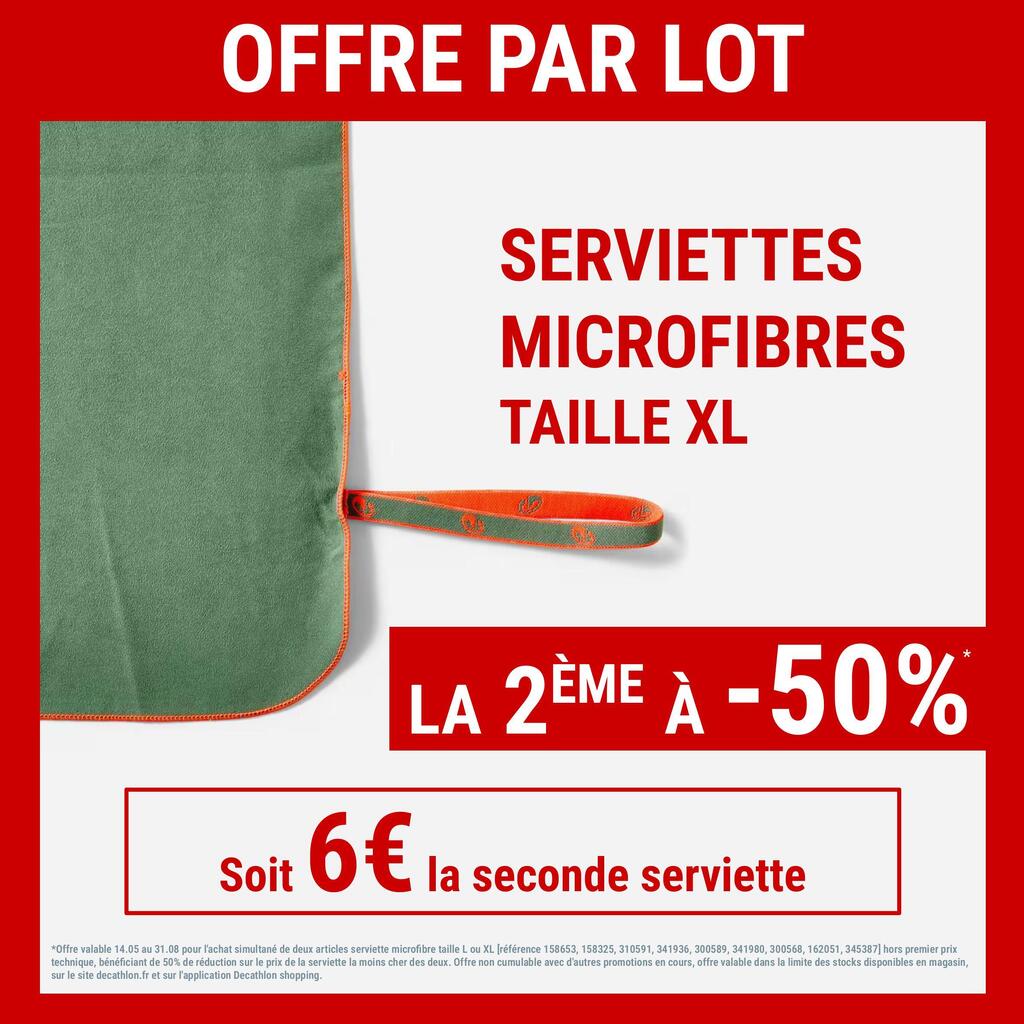Serviette de bain microfibre corail taille xl 110 x 175 cm