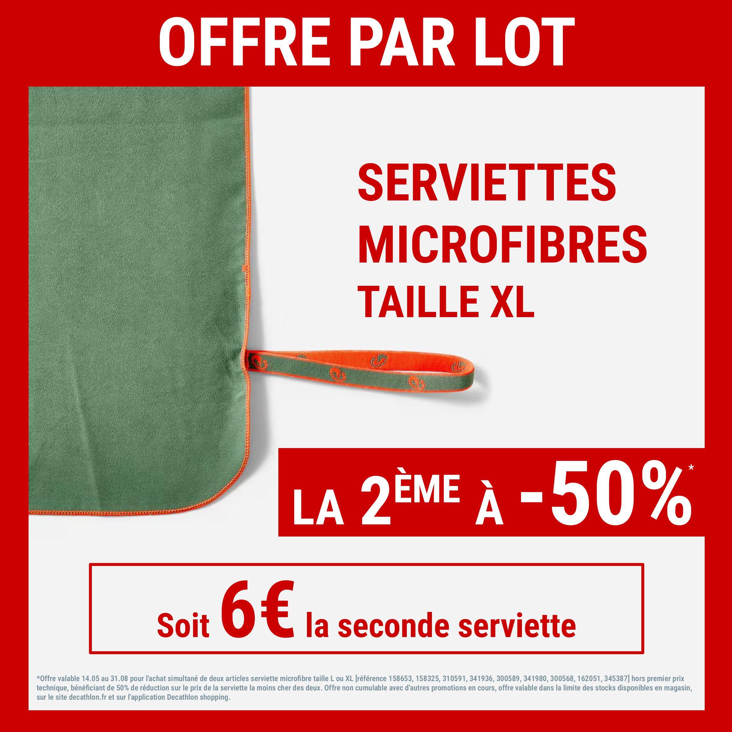 Toalla de natación de microfibra XG de 110 x 175 cm caqui 16/16