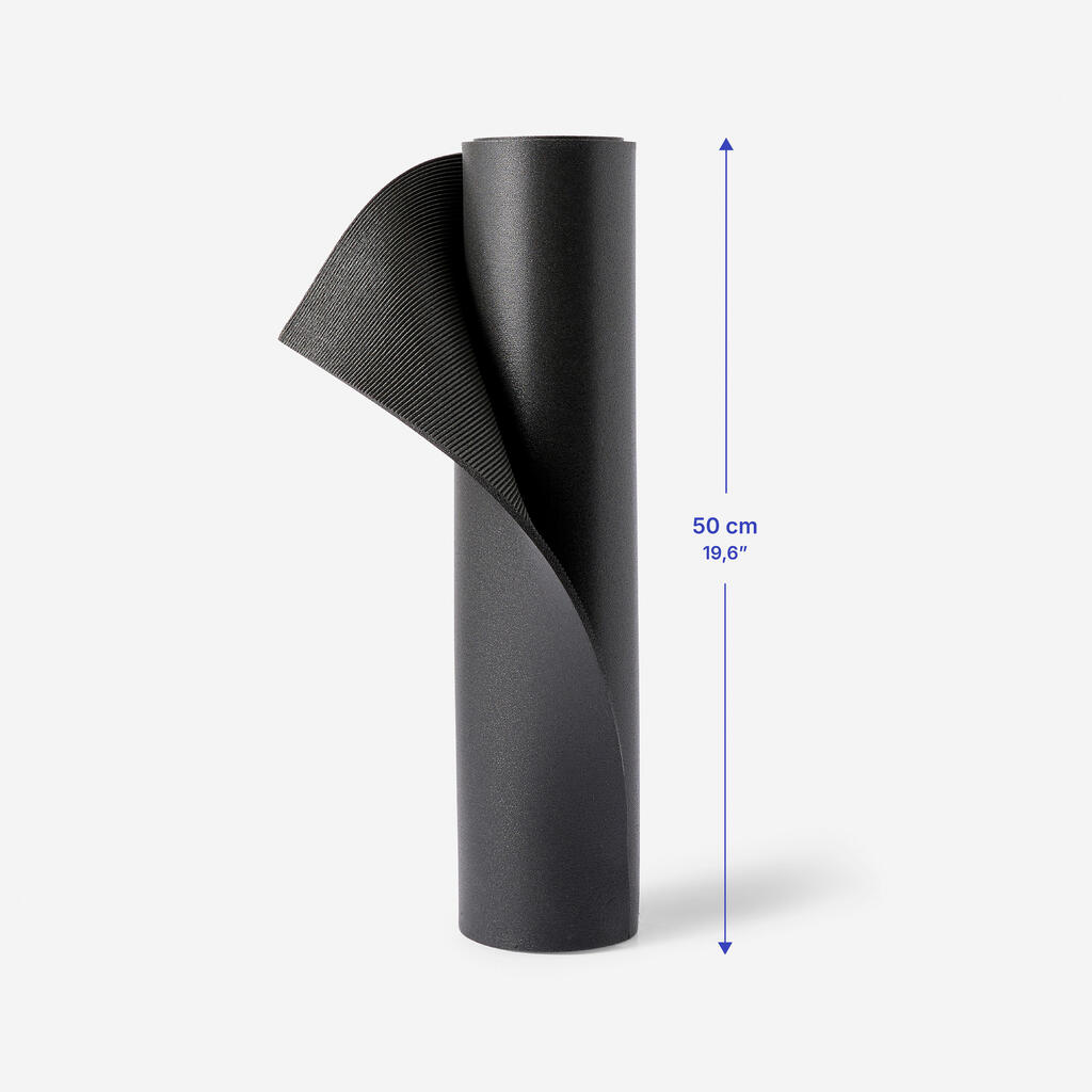 6.5 mm Podloga za fitnes - črna