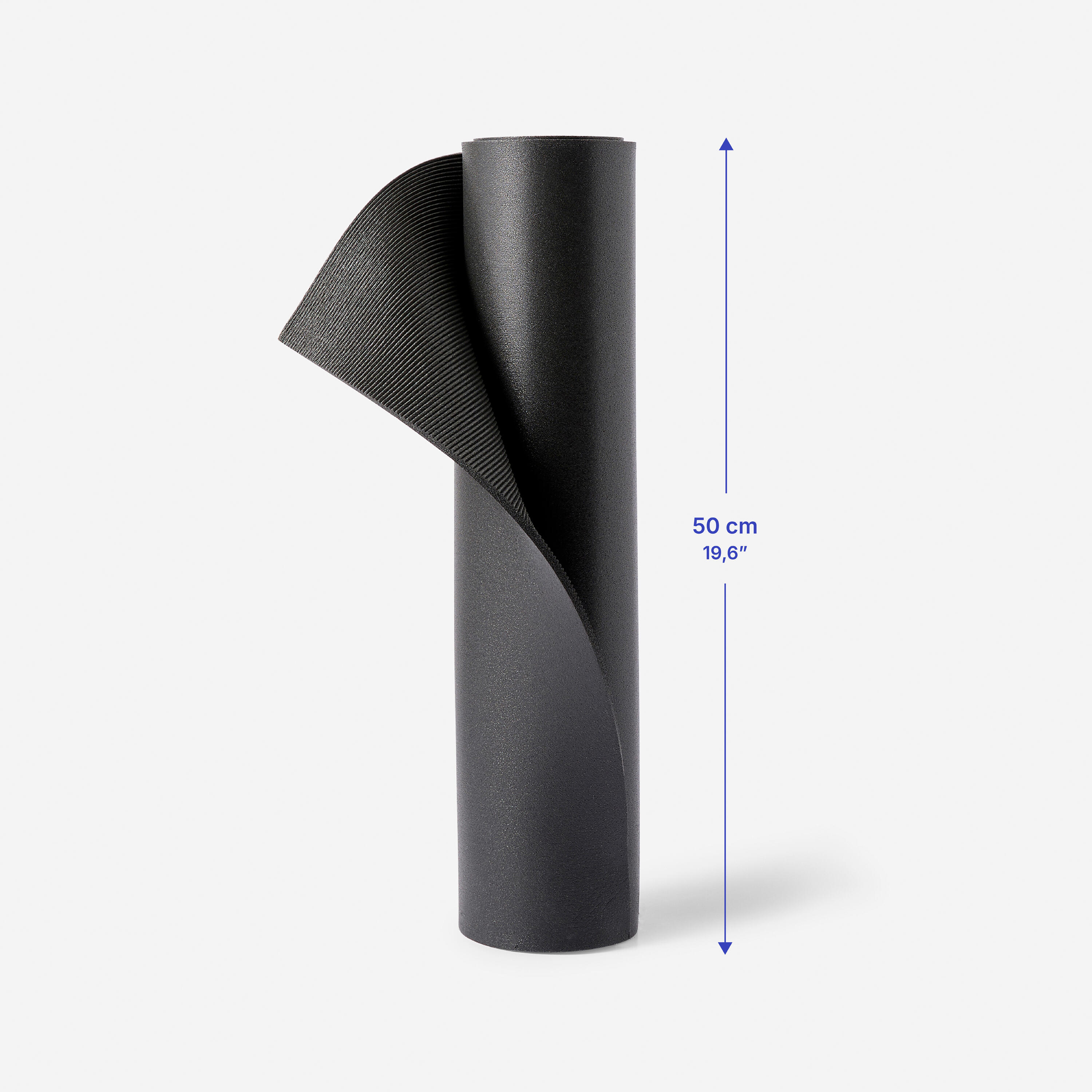 Gymnastikmatte Komfort 6,5 mm - schwarz  5/6