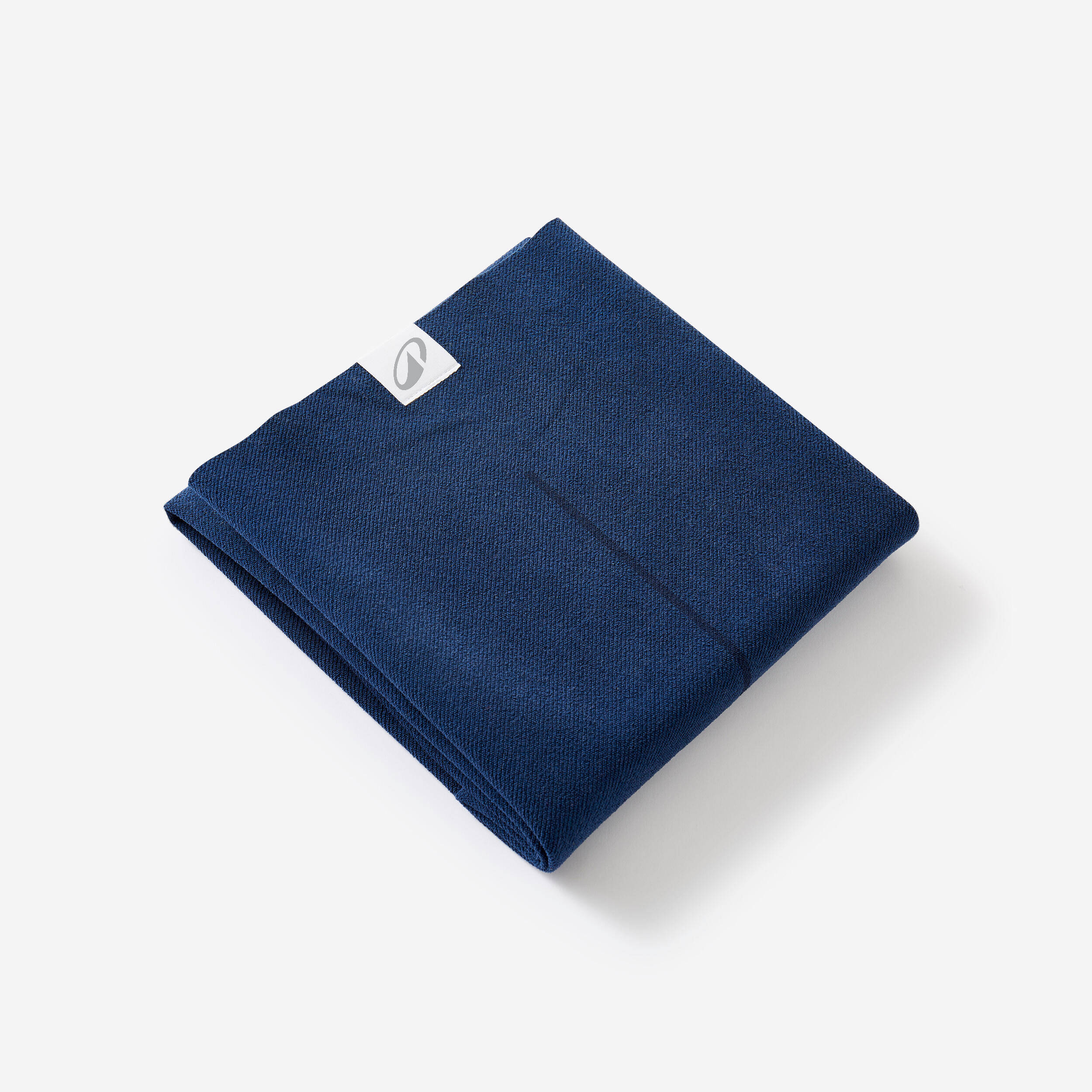 Yoga Towel, 183 x 61 cm, Anti Slip, Absorbent - Grey/Blue -  1
