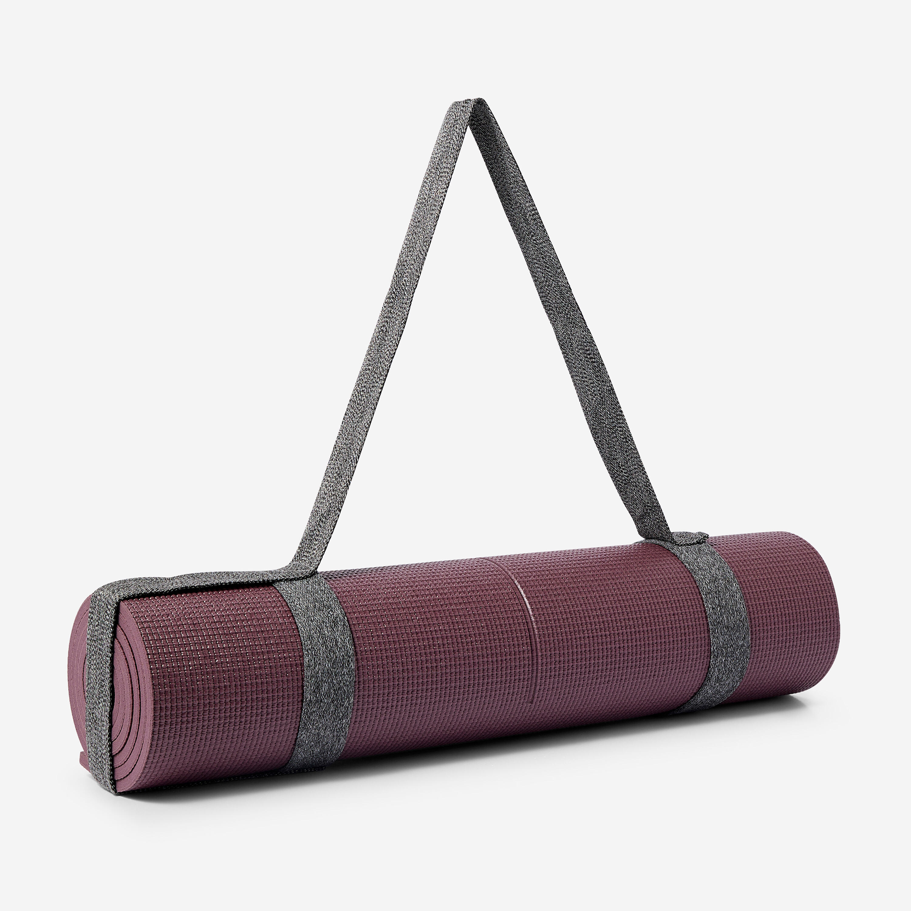 8mm Gentle Yoga Mat - Extra Thick & Durable (Burgundy)