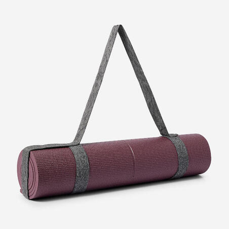КОВРИК ДЛЯ МЯГКОЙ ЙОГИ 8 ММ БОРДОВЫЙ CONFORT 173смх61см