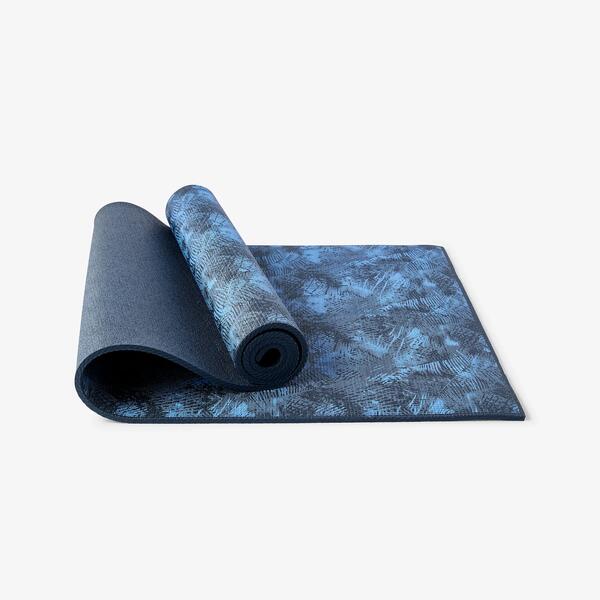 Dark blue yoga mat