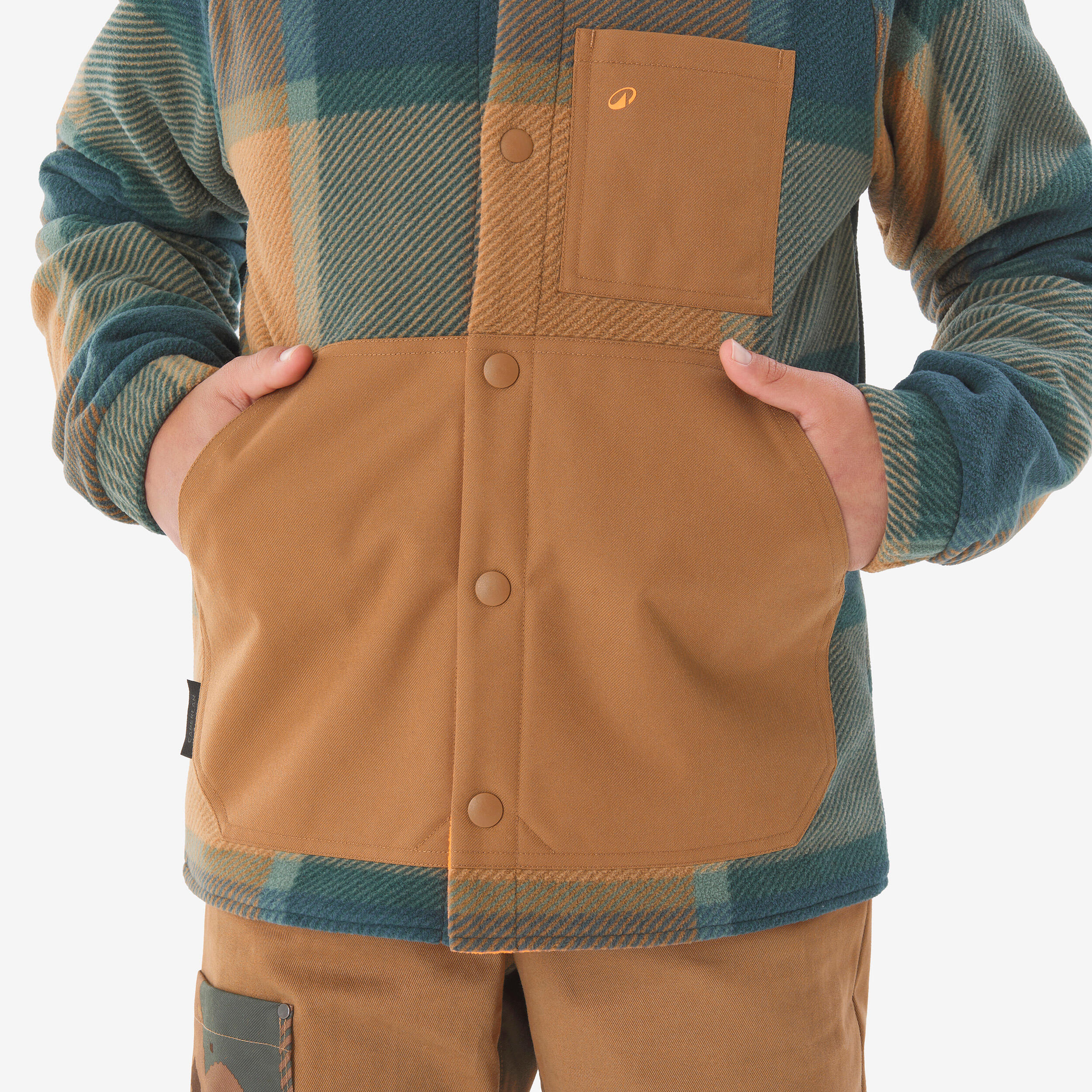 SOBRECAMISA POLAR DE CAÇA CRIANÇA 500 REVERSÍVEL 5/10