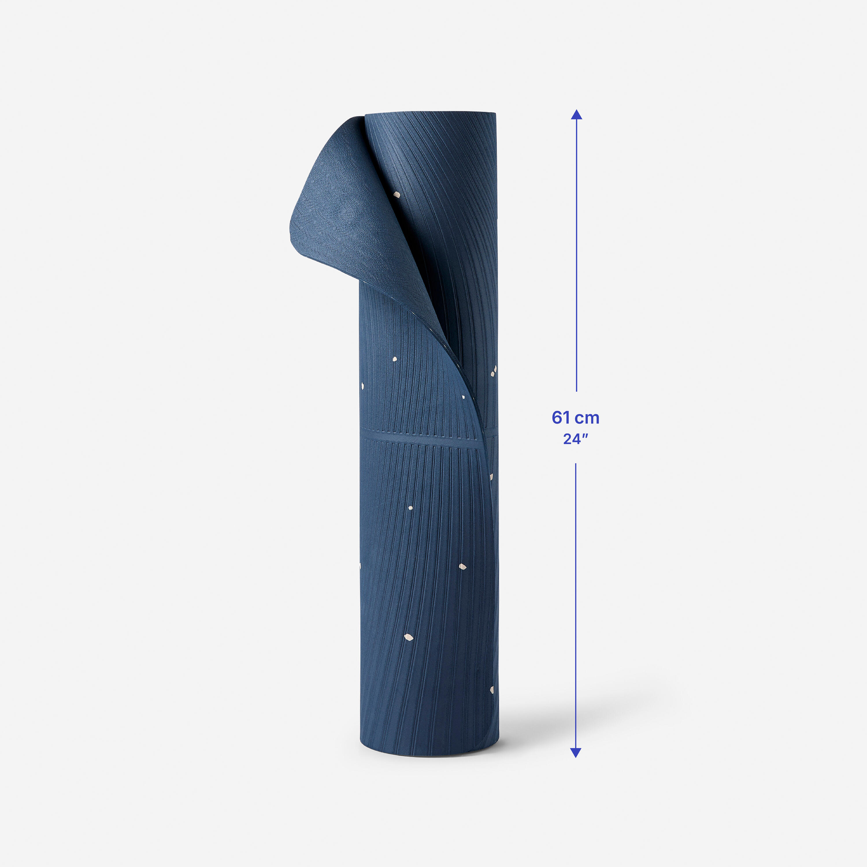5 mm Grippy and Comfortable Gentle Yoga Mat - Blue