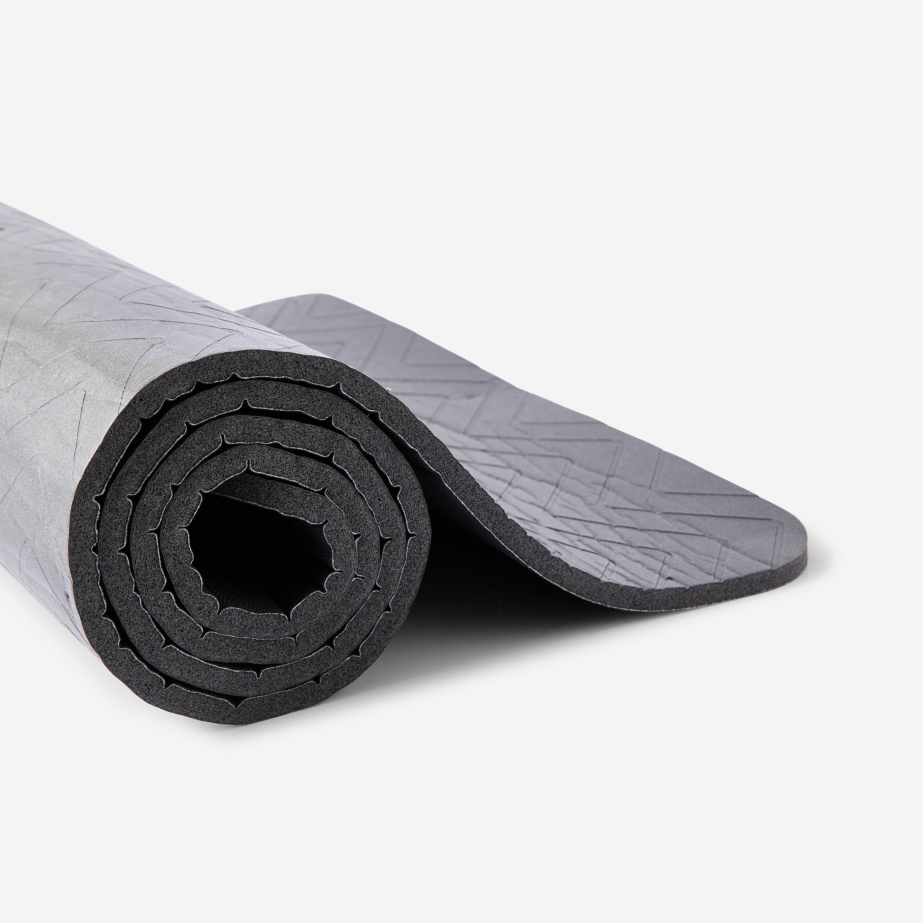 Durable Fitness Mat 900 170 cm x 58 cm x 10 mm - Carbon Grey
