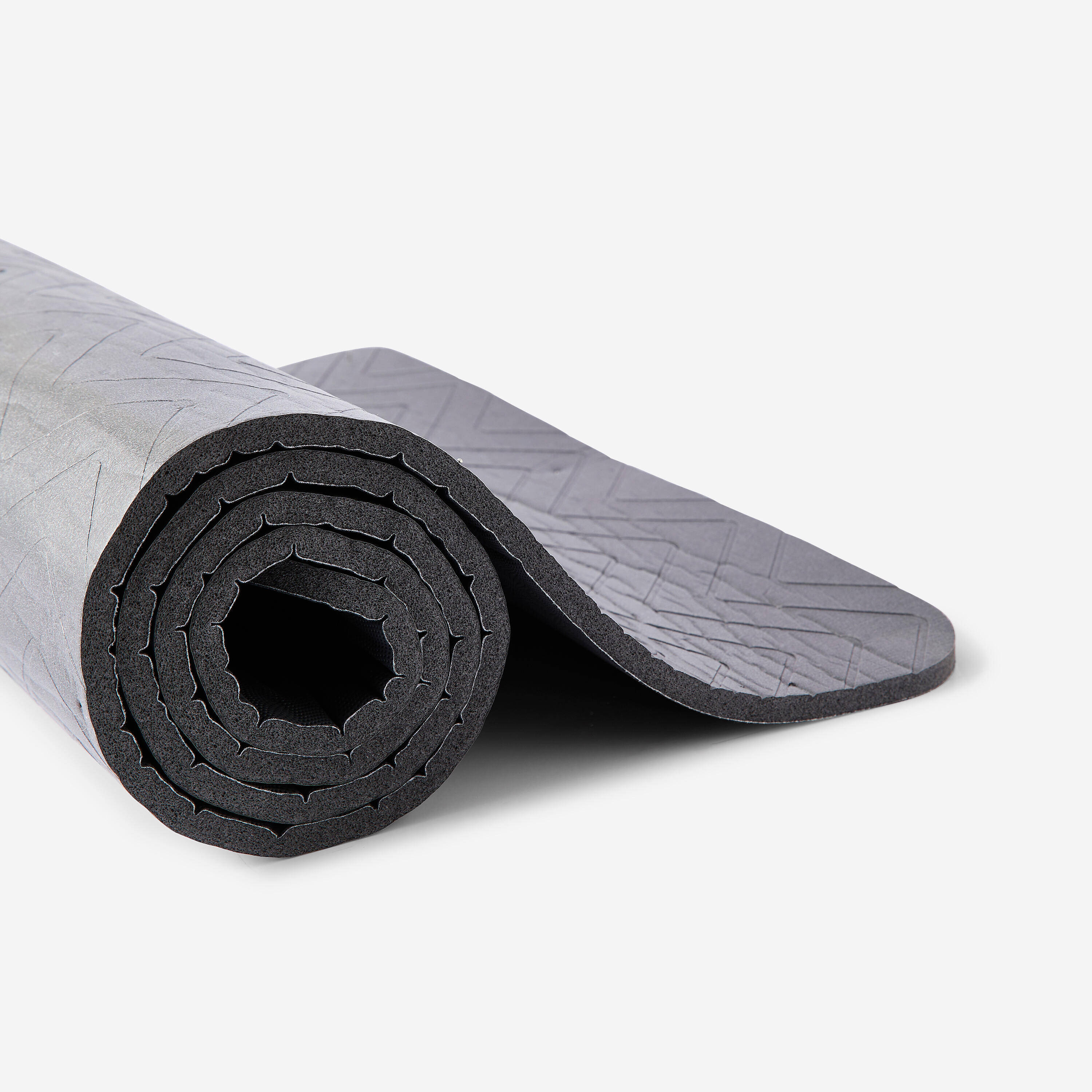 Durable Fitness Mat 900 170 cm x 58 cm x 10 mm - Carbon Grey -  5