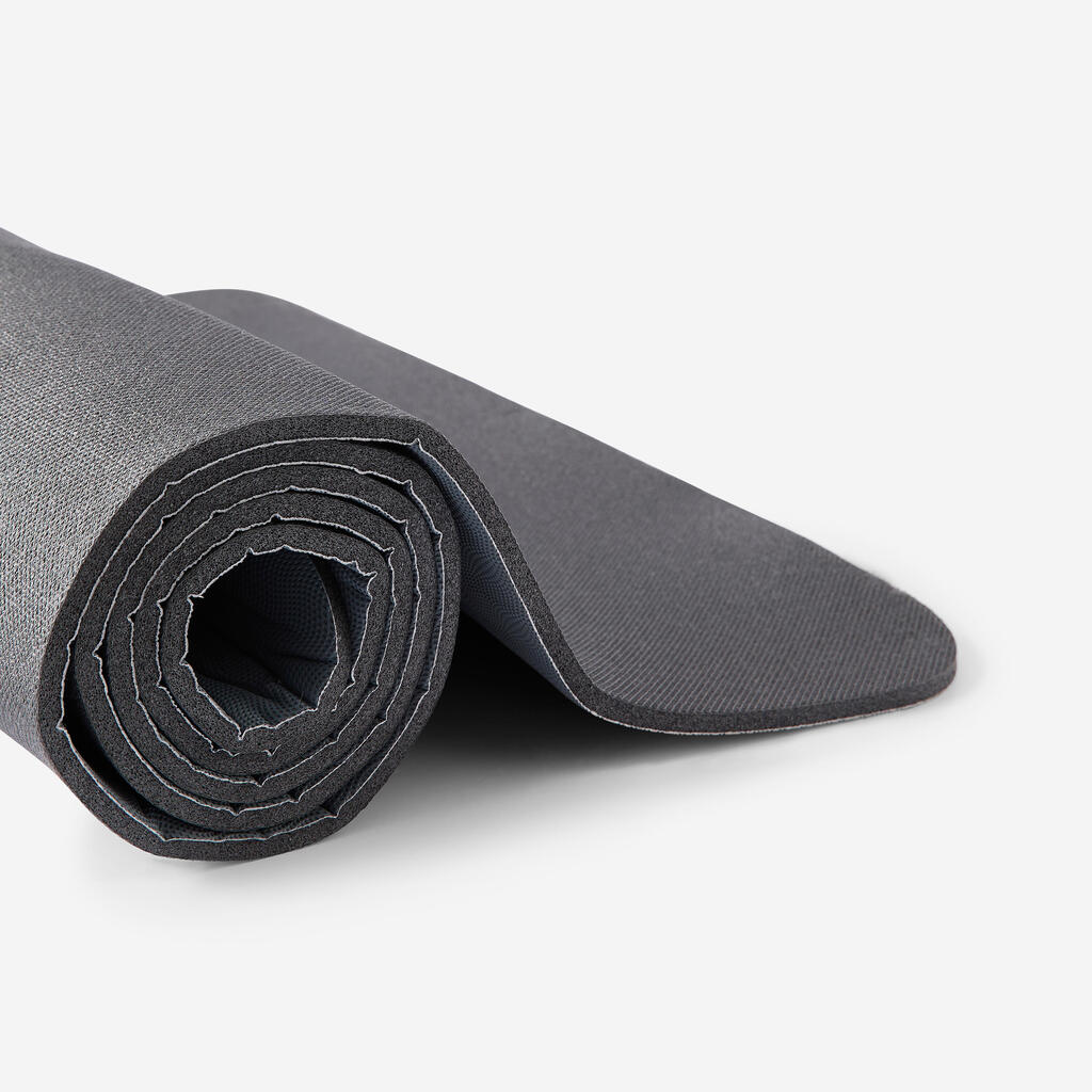 Tapis de fitness résistant et adhérent épaisseur 8 mm, vert sauge