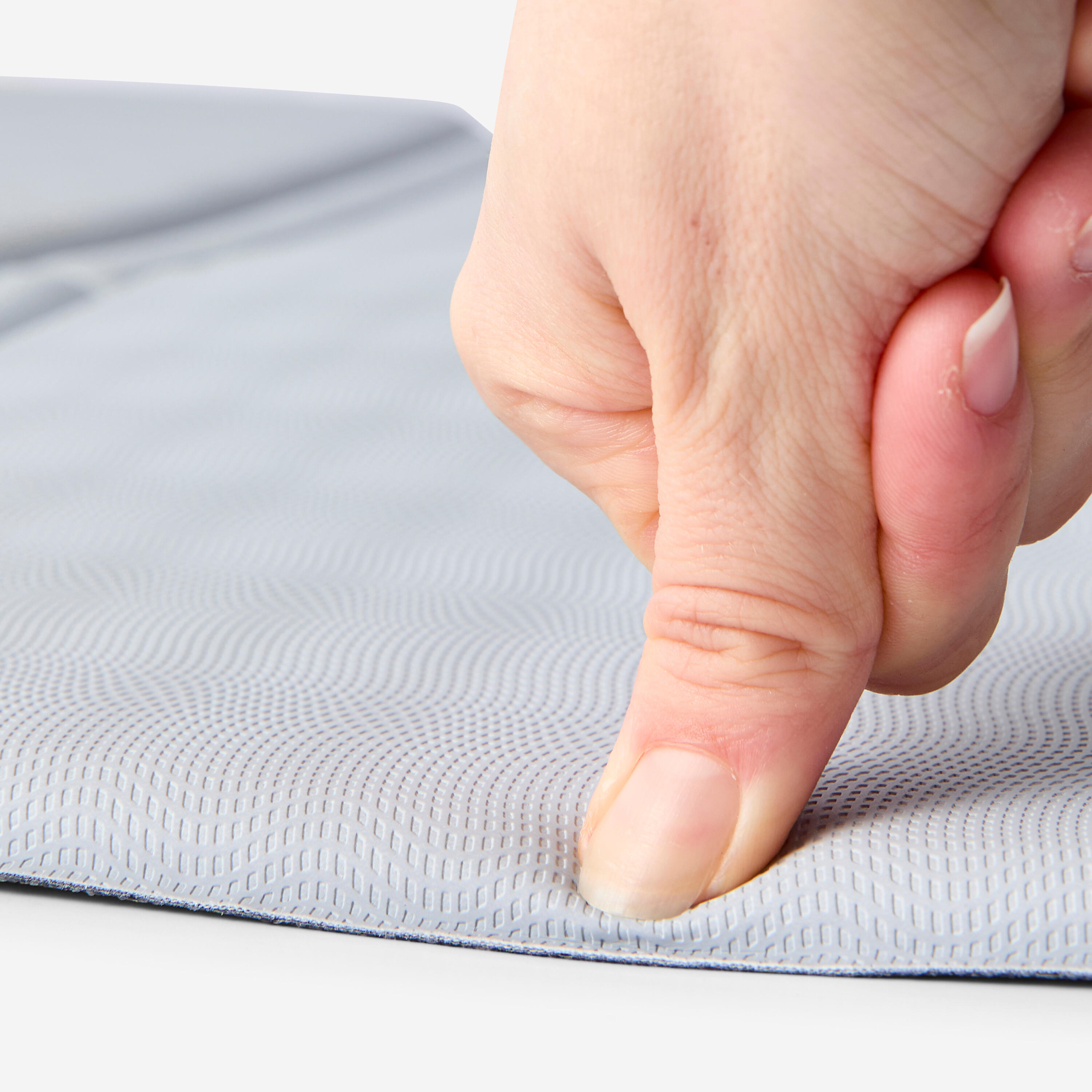 Gymnastikmatte faltbar strapazierfähig Komfort Dicke 10 mm - grau  3/5
