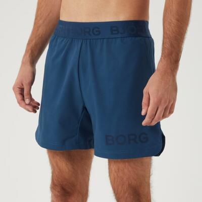Borg short korte broek | blauw
