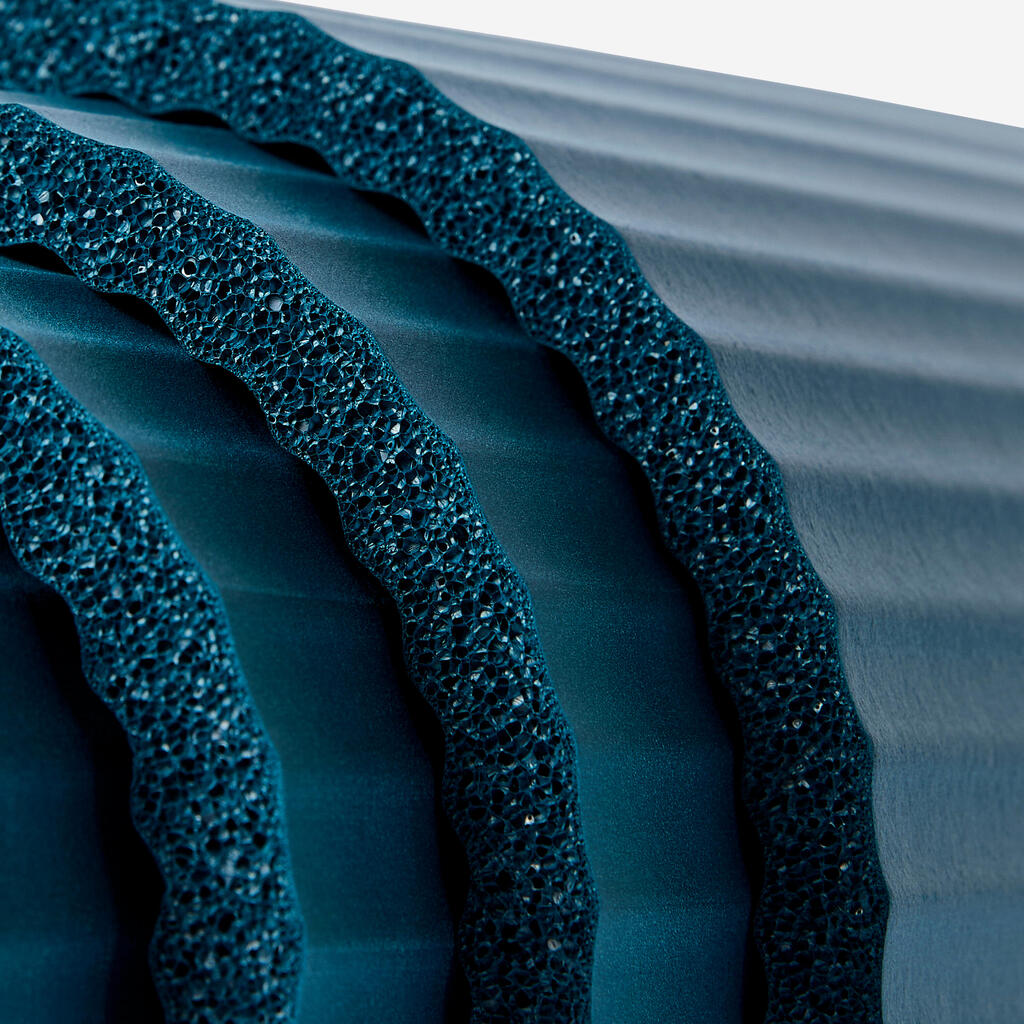 Tapis de Pilates confort épaisseur 10 mm, bleu