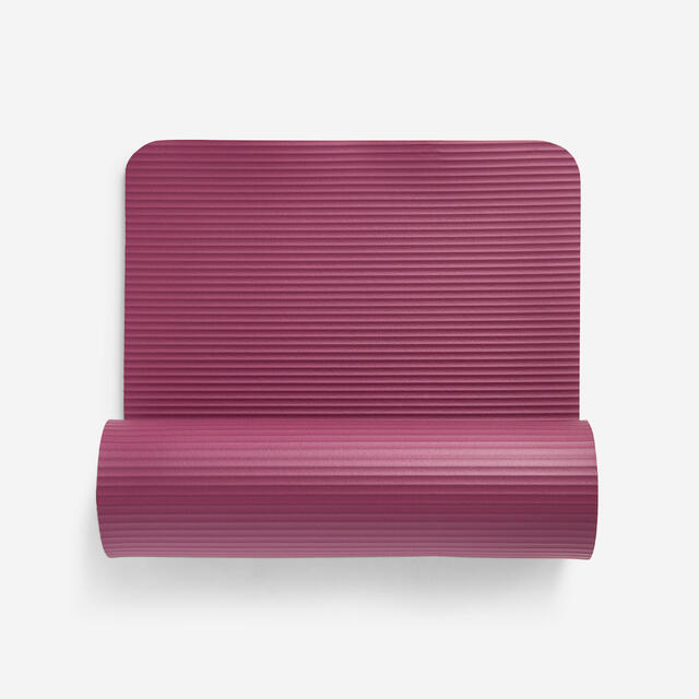 Pilatesmatte Komfort Dicke 15 mm - bordeaux