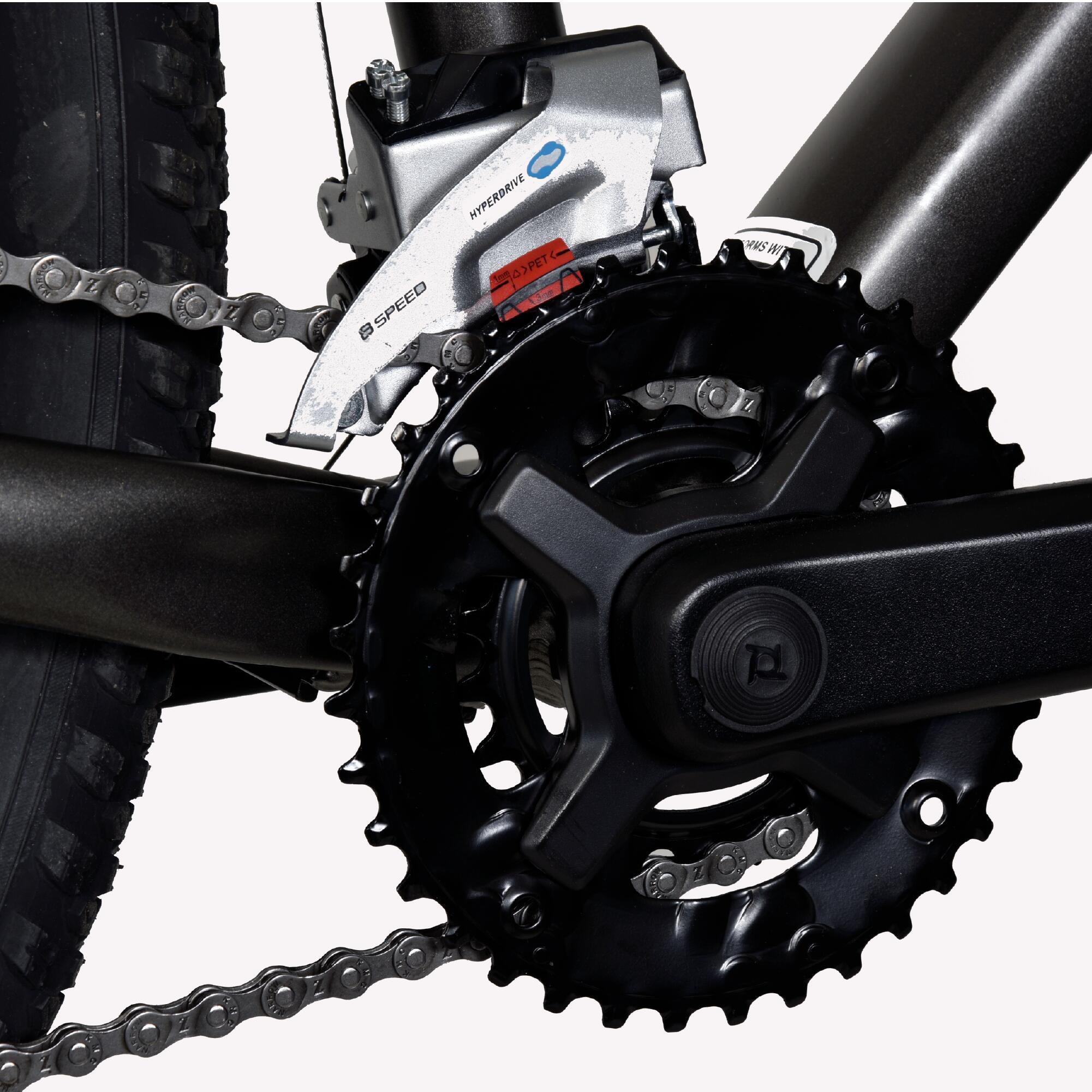 Bicicleta de montaña MTB 29" aluminio Deportica Breeaker negro 7/9