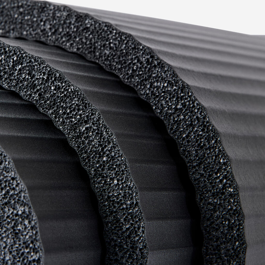 20 mm Thick, Ultra Comfortable and Wide Pilates Mat - Black