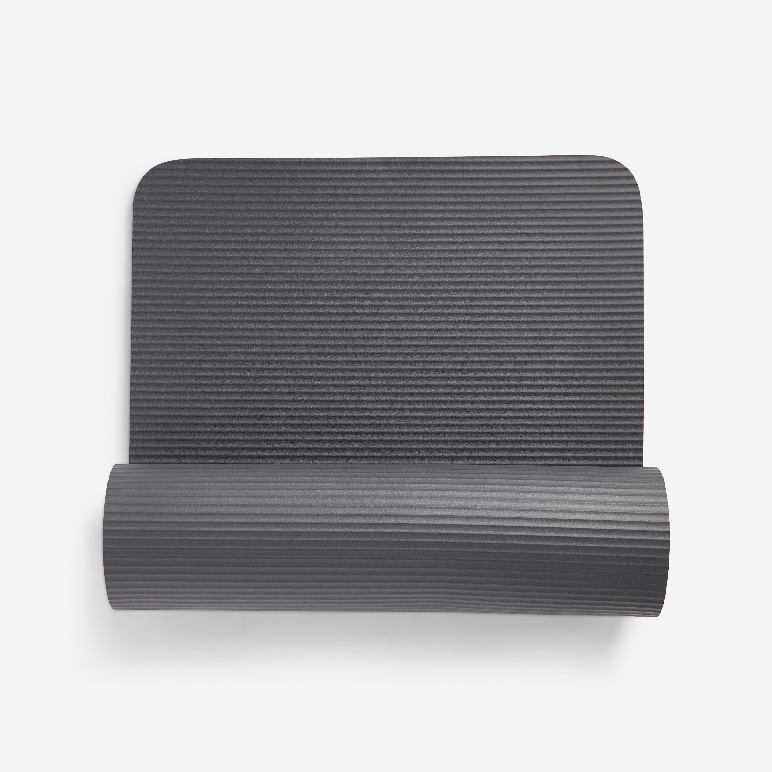 Tapis de pilates large et ultra confort épaisseur 20 mm, noir - Domyos