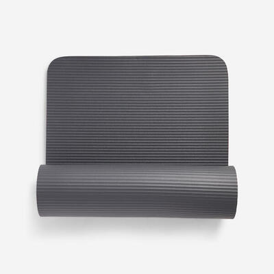 Pilatesmatte breit ultrabequem Dicke 20 mm - schwarz