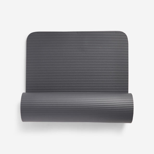 Pilatesmatte breit ultrabequem Dicke 20 mm - schwarz