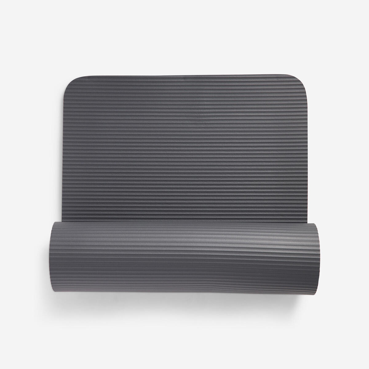 Tapis de Pilates large et ultra confort épaisseur 20 mm, noir