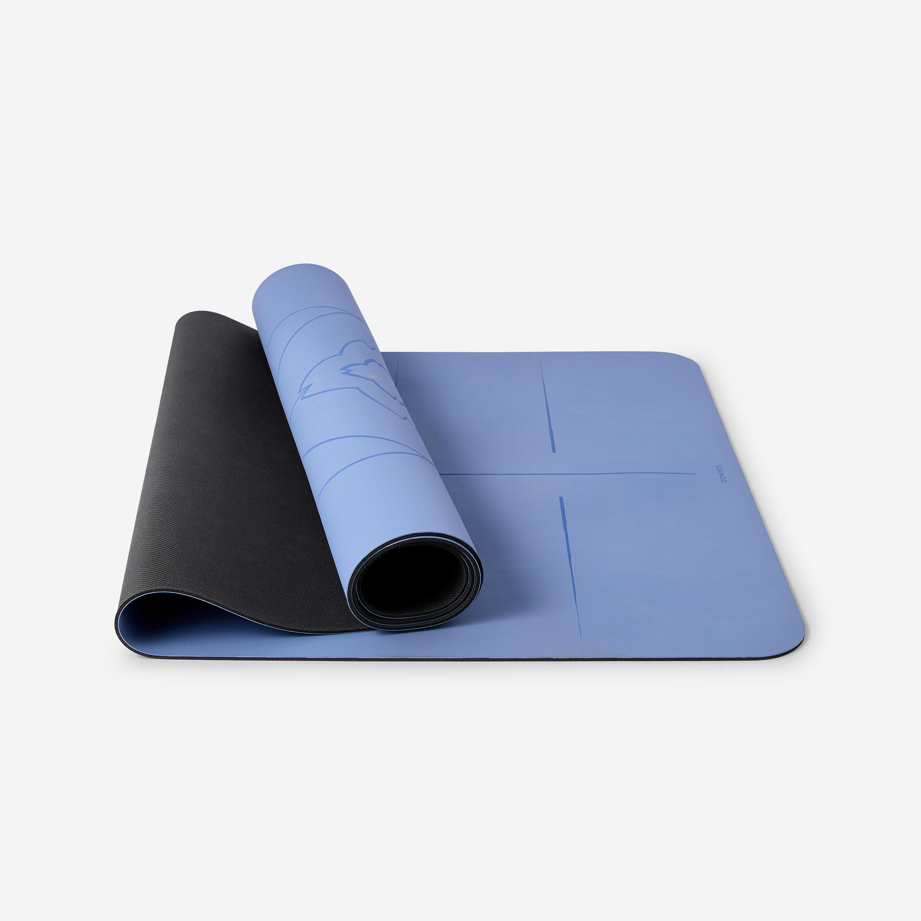 Saltea yoga aderență optimă grosime 4 mm Albastru