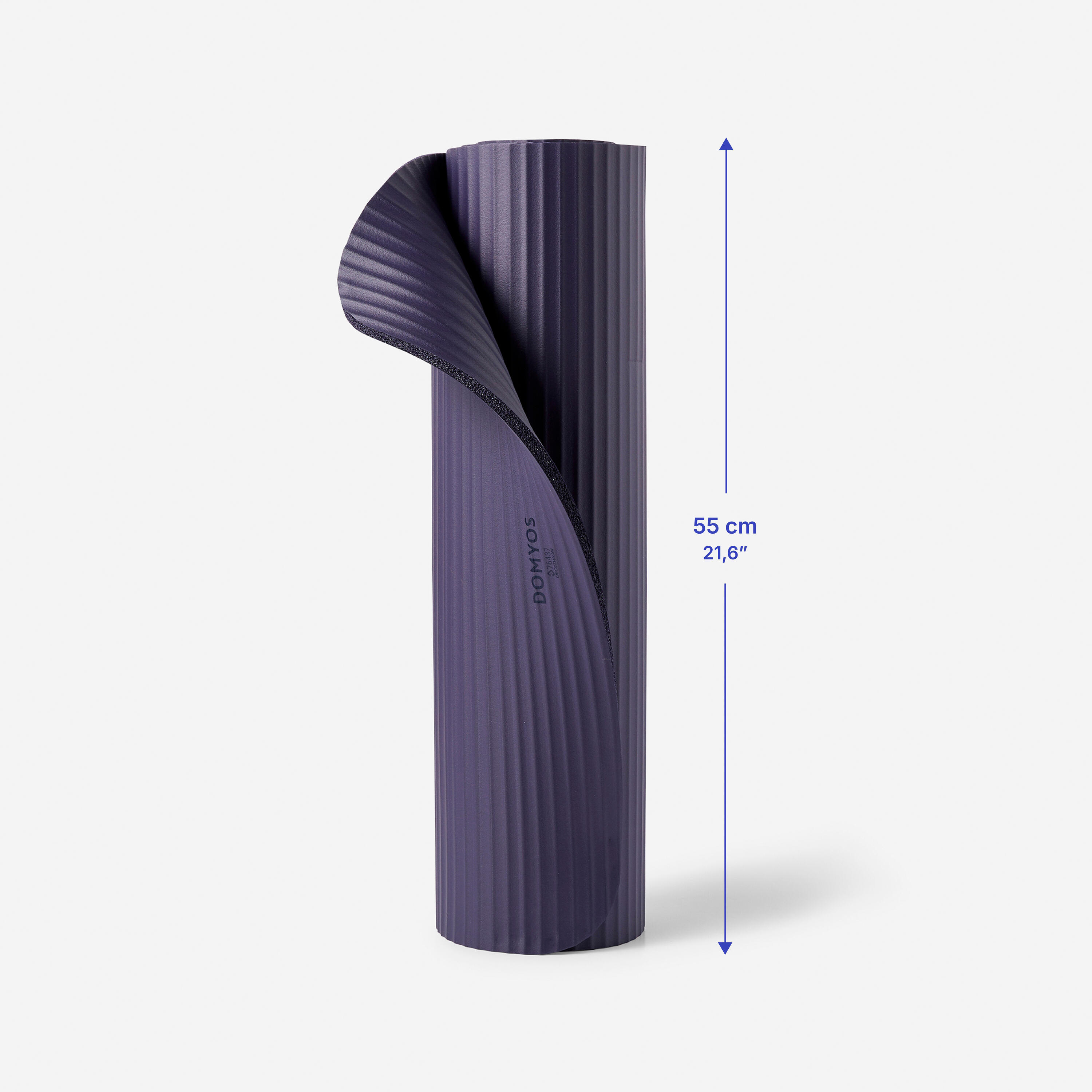 DOMYOS Podložka na pilates s hrúbkou 10 mm fialová bez · záber 8