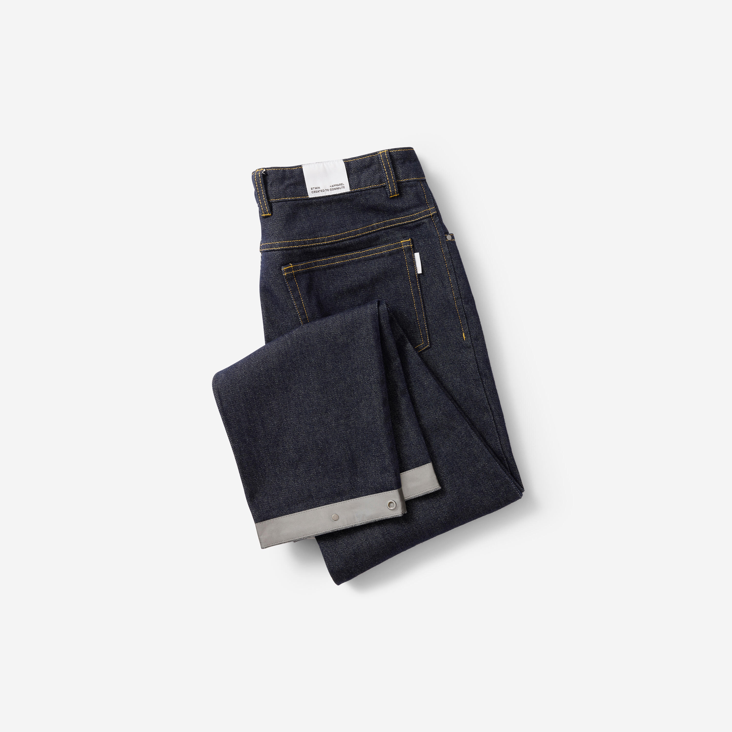 Fietsjeans voor heren Regular Cordura 8/20