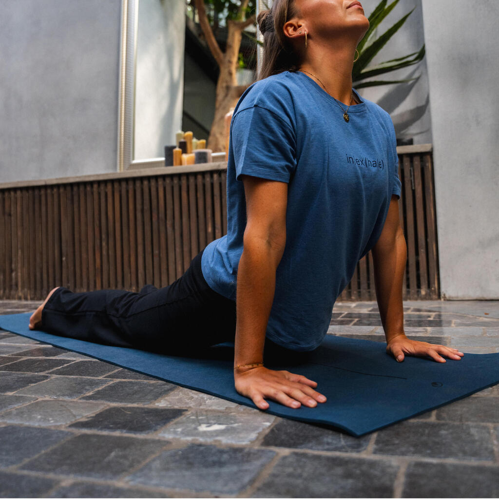 Αντιολισθητικό και Άνετο Στρώμα Yoga 5 mm για Αρχάριους - Καφέ