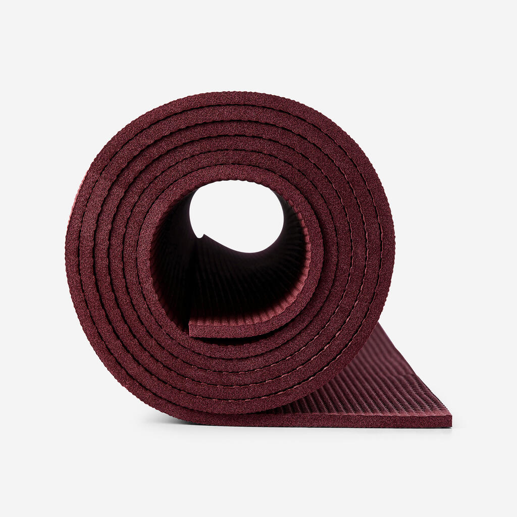 Braon prostirka za jogu za početnike (180 cm x 58 cm x 5 mm)