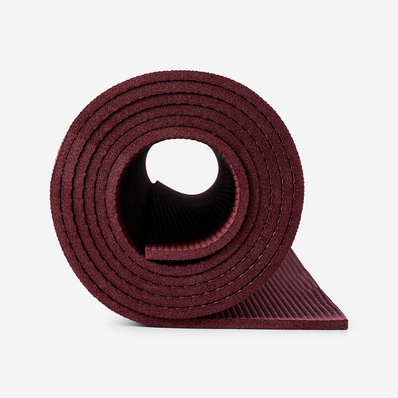 Saltea de yoga începători aderență și confort 5mm Maro