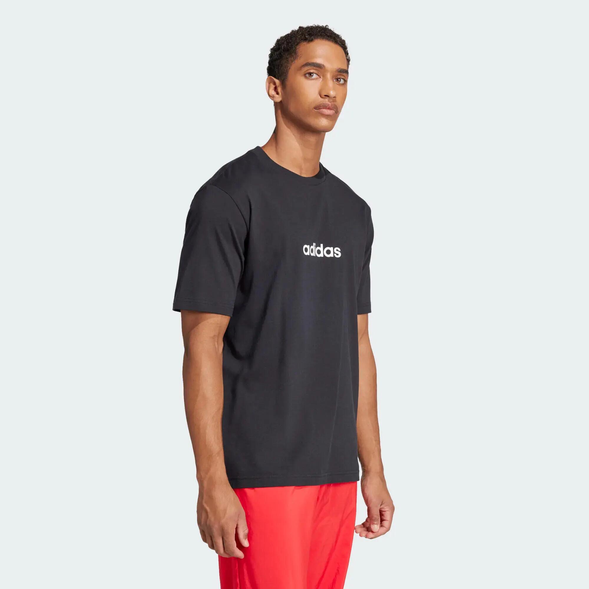 Camiseta sportswear para Hombre Adidas Essentials - Negro 2/6