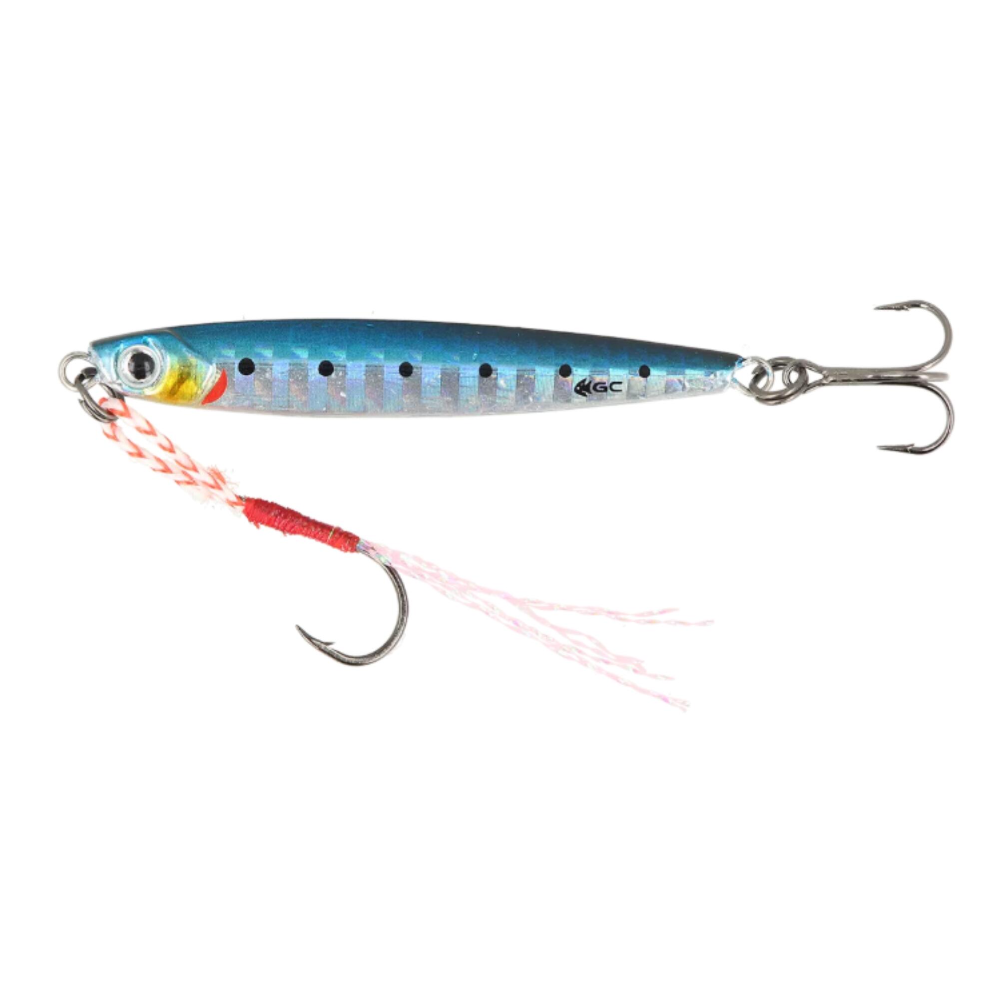 COM.ES Metal jig pesca spinning mare acqua dolce Golden Catch Dasher 7g col.202