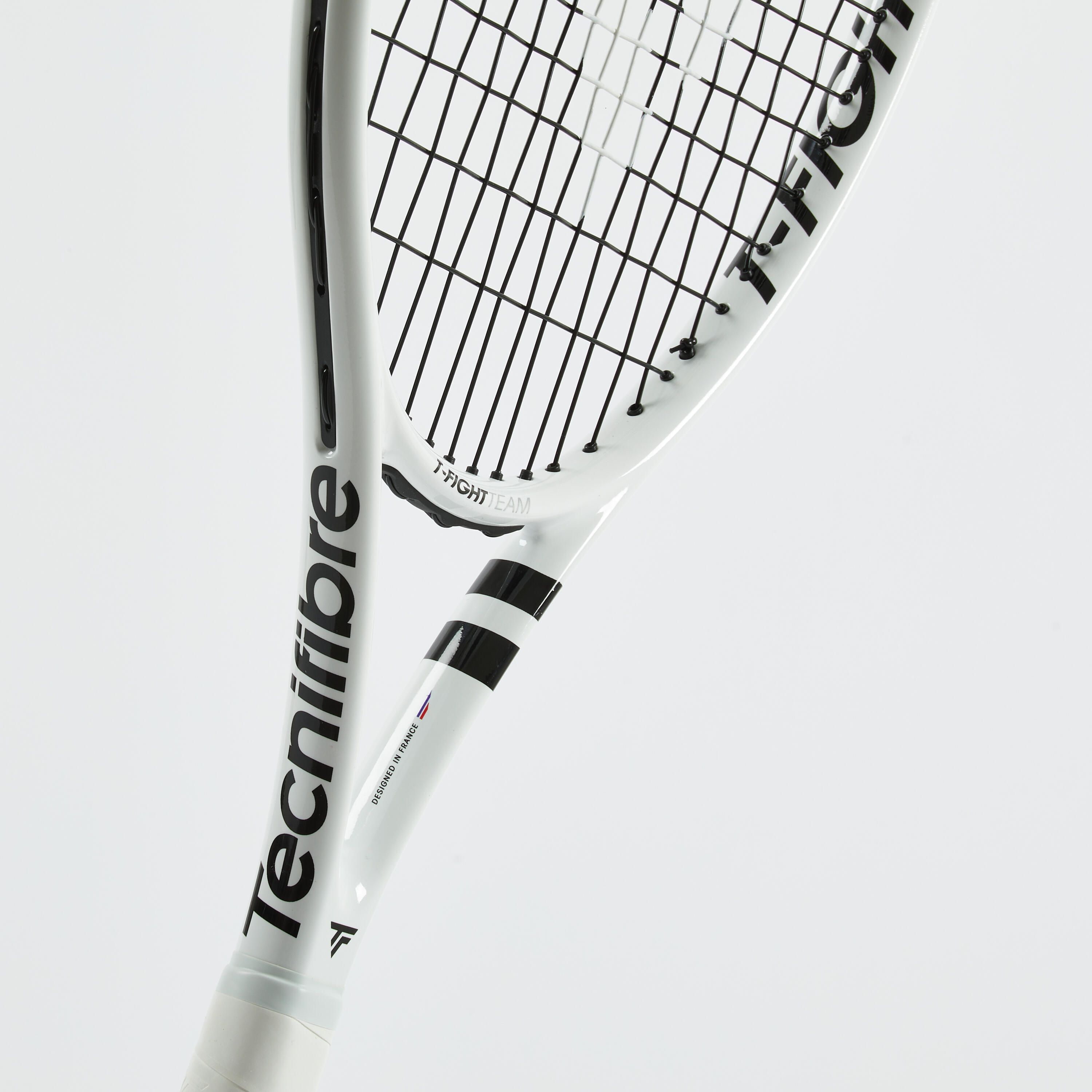 Raquette de tennis Tecnifibre T-Fight team L noire blanche cordée 270g 4/5